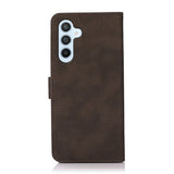 Samsung Galaxy A57 Kunstlæder Mobilcover m. Kortholder - Brun