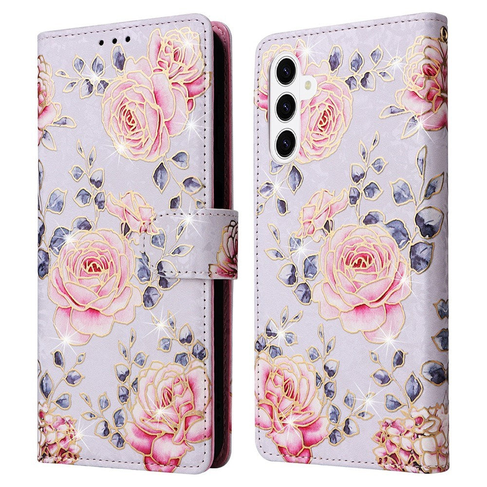 EIDERWOOD Samsung Galaxy S26 Kunstlæder Flip Cover - Blomster - Roser