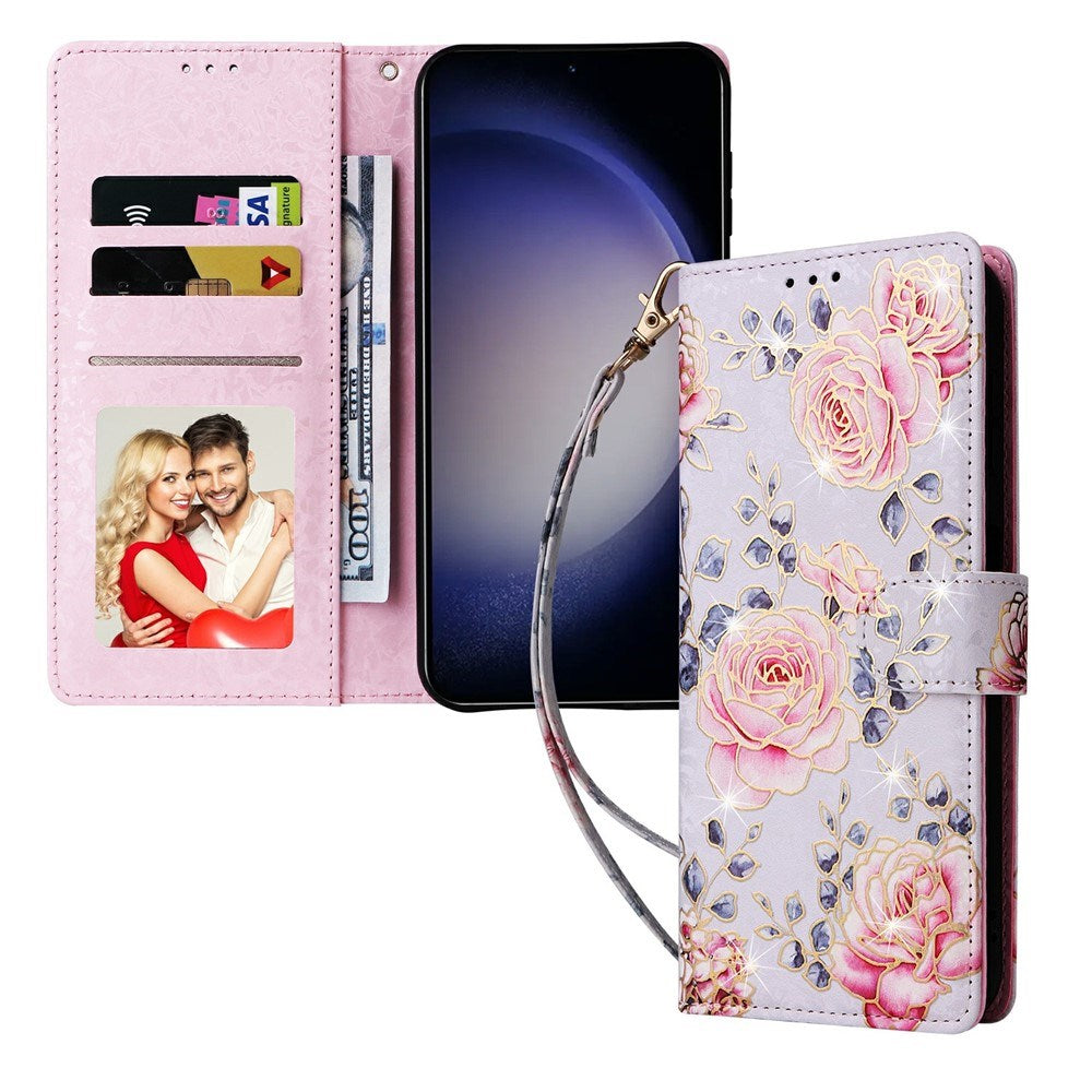 EIDERWOOD Samsung Galaxy S26 Kunstlæder Flip Cover - Blomster - Roser