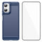 EIDERWOOD Motorola Moto G06 / G06 Power - Carbon Fiber Mobil Cover & Skærmbeskyttelse - Blå