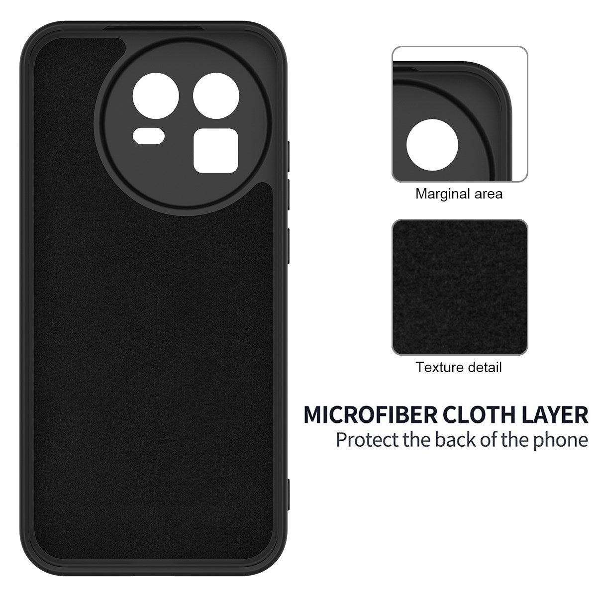 Realme GT 8 EIDERWOOD Silikone Bagside Cover m. Strop - Sort