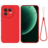 Realme GT 8 EIDERWOOD Silikone Bagside Cover m. Strop - Rød