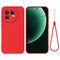 Realme GT 8 EIDERWOOD Silikone Bagside Cover m. Strop - Rød