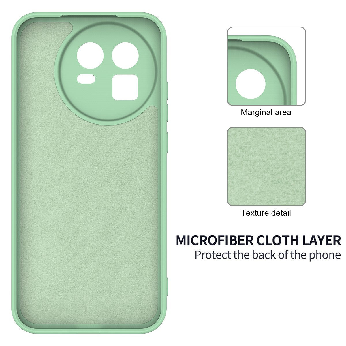 Realme GT 8 EIDERWOOD Silikone Bagside Cover m. Strop - Grøn