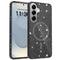 EIDERWOOD Samsung Galaxy S26+ (Plus) Plast Glitter Cover - MagSafe Kompatibel - Gennemsigtig / Sort