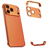 iPhone 17 Pro Max Todelt Bumper Cover m. Kameralinsebeskytter - Orange