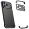 iPhone 17 Pro Max Todelt Bumper Cover m. Kameralinsebeskytter - Sort