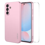 Samsung Galaxy A57 ENKAY Silikone Cover med Skærmbeskyttelse - Lyserød