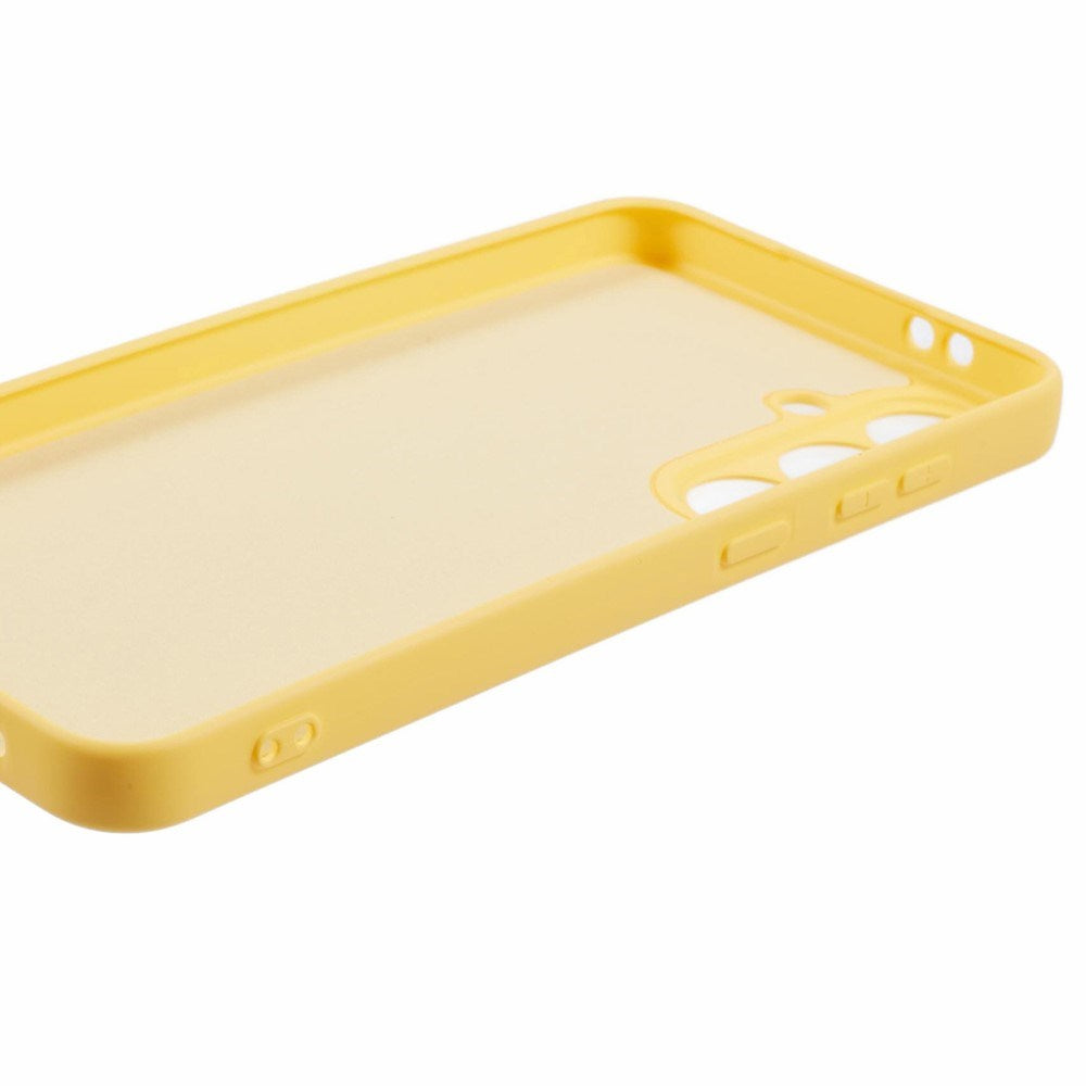 EIDERWOOD Samsung Galaxy A37 Foret Fleksibelt Plast Bagside Cover - Gul