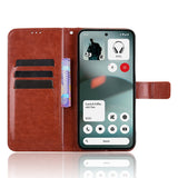 Nothing Phone (3a) Lite EIDERWOOD Kunstlæder Flip Cover - Strop - Brun