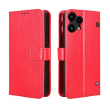 Nothing Phone (3a) Lite EIDERWOOD Kunstlæder Flip Cover - Strop - Rød