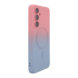 Samsung Galaxy A57 ENKAY Gradient Silikone Bagsidecover - Lyserød / Blå
