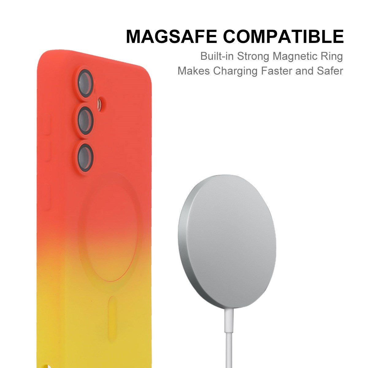 Samsung Galaxy A57 ENKAY Gradient Silikone Bagsidecover - Blå / Sort