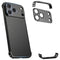 iPhone 17 Pro Todelt Bumper Cover m. Kameralinsebeskytter - Sort