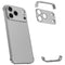 iPhone 17 Pro Todelt Bumper Cover m. Kameralinsebeskytter - Grå