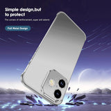 iPhone 17 Todelt Bumper Cover m. Kameralinsebeskytter - Grå