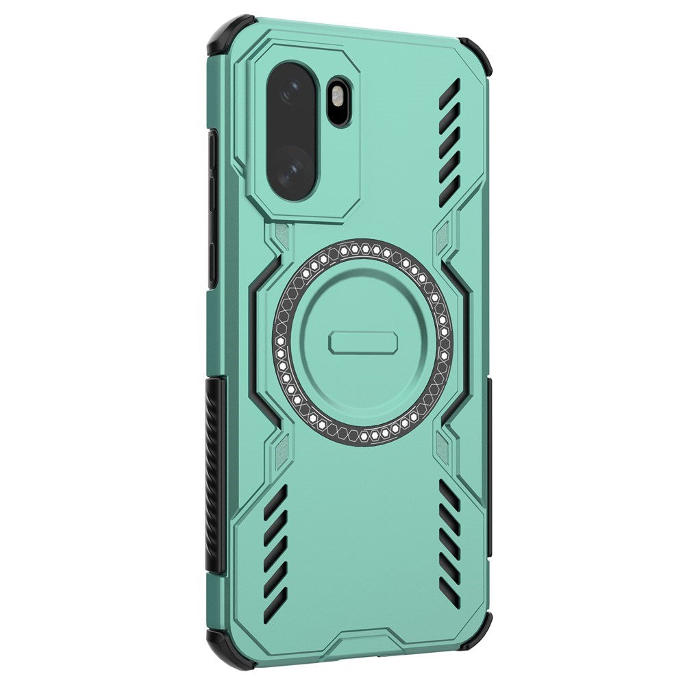 OnePlus 15R EIDERWOOD Håndværker Cover - Varmeafledning - MagSafe Kompatibel - Grøn
