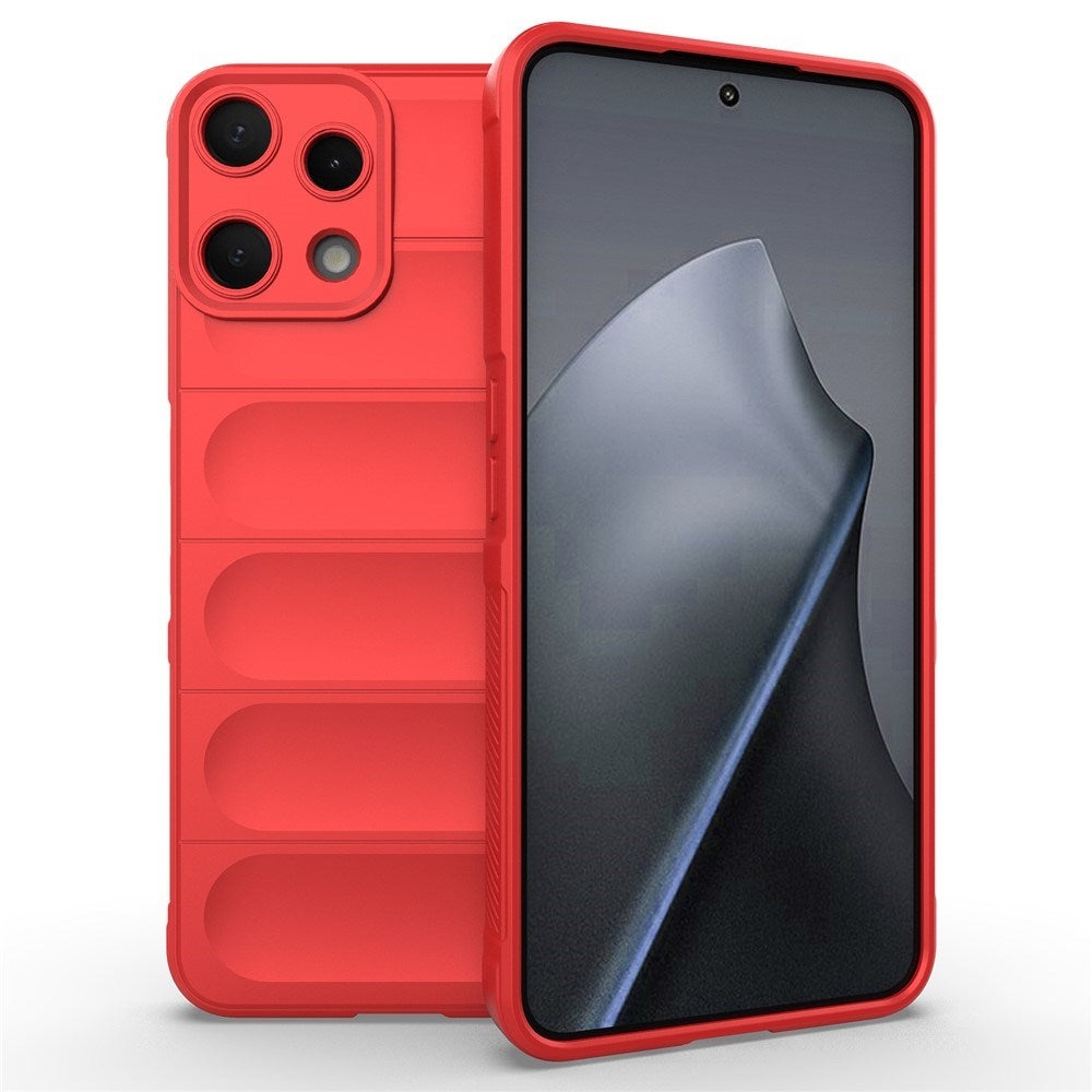 AMORUS Nothing Phone (3a) Lite Fleksibelt Plast Bagside Cover - Rød
