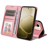 OPPO A6x EIDERWOOD Flip Cover i Kunstlæder - Lyserød