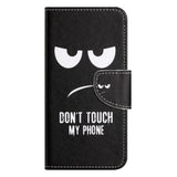 EIDERWOOD Samsung Galaxy S26+ (Plus) Kunstlæder Flip Cover - Mønster - Don't Touch My Phone