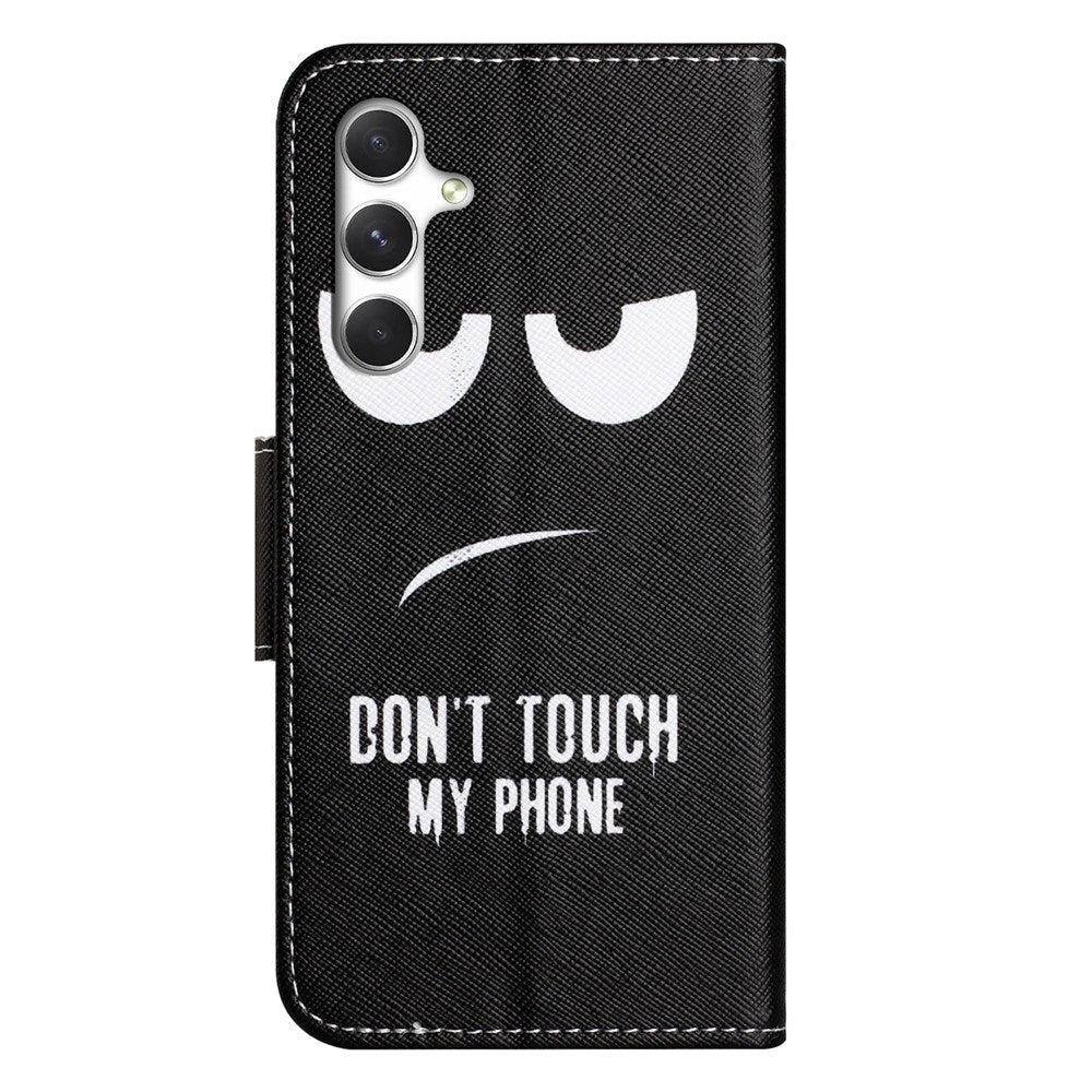 EIDERWOOD Samsung Galaxy S26+ (Plus) Kunstlæder Flip Cover - Mønster - Don't Touch My Phone
