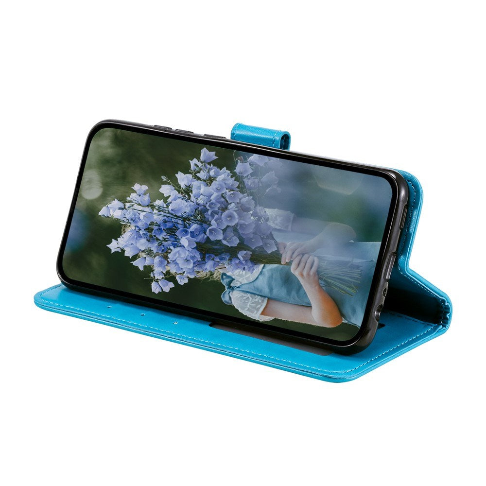 EIDERWOOD OnePlus 15R Kunstlæder Flip Cover - Mønster - Blå