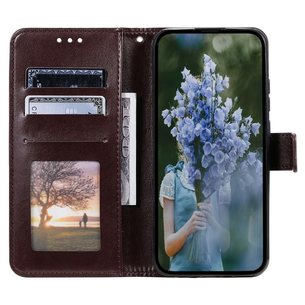 EIDERWOOD OnePlus 15R Kunstlæder Flip Cover - Mønster - Brun