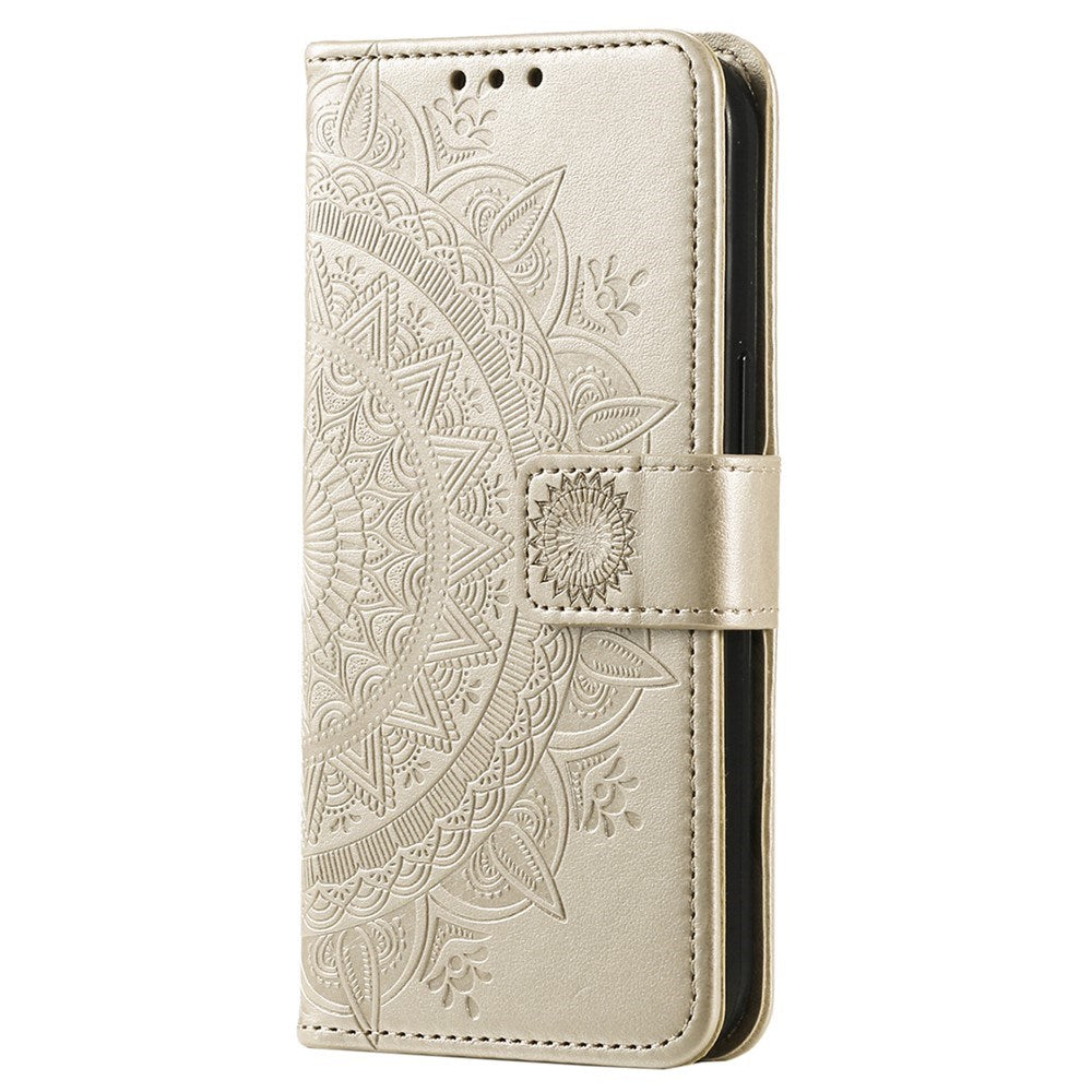 EIDERWOOD OnePlus 15R Kunstlæder Flip Cover - Mønster - Guld
