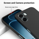 OPPO A6x EIDERWOOD Silikone Bagside Cover m. Strop - Sort