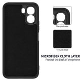 OPPO A6x EIDERWOOD Silikone Bagside Cover m. Strop - Sort