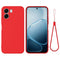 OPPO A6x EIDERWOOD Silikone Bagside Cover m. Strop - Rød