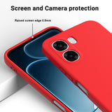 OPPO A6x EIDERWOOD Silikone Bagside Cover m. Strop - Rød