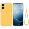 OPPO A6x EIDERWOOD Silikone Bagside Cover m. Strop - Gul