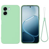 OPPO A6x EIDERWOOD Silikone Bagside Cover m. Strop - Grøn