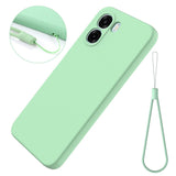 OPPO A6x EIDERWOOD Silikone Bagside Cover m. Strop - Grøn