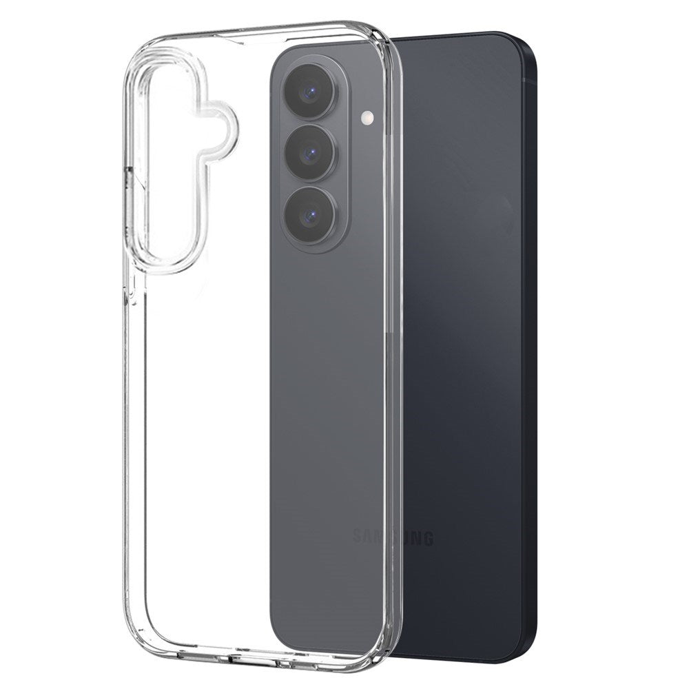 NORTHJO Samsung Galaxy S26 3-i-1 Beskyttelsessæt m. Fleksibelt Plastik Cover / Hærdet Skærmglas / Kameralinseglas - Gennemsigtig