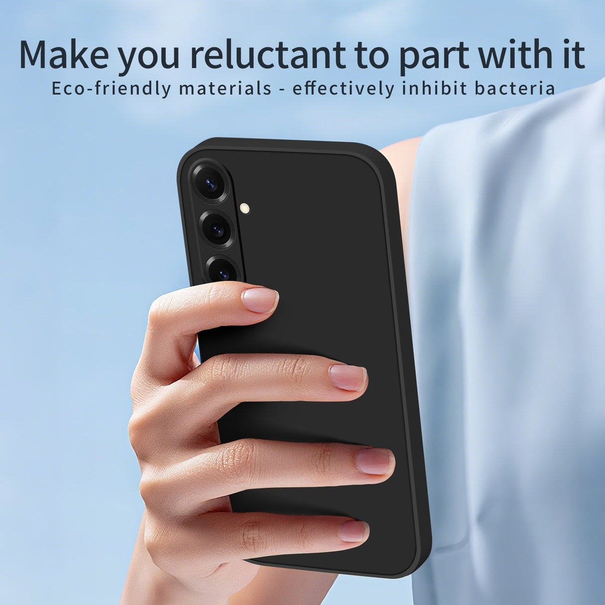 MOFI Samsung Galaxy S26 Fleksibelt Plastik Mobil Cover - Mørkeblå