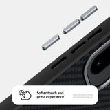 EIDERWOOD OnePlus 15R Carbon Cover - MagSafe Kompatibel - Sort / Sølv
