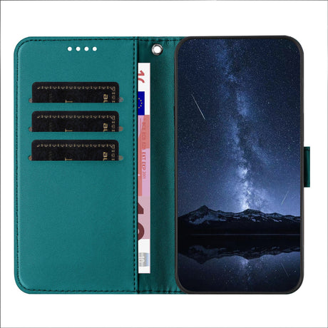 Xiaomi 17 Ultra EIDERWOOD Kunstlæder Flip Cover - Grøn