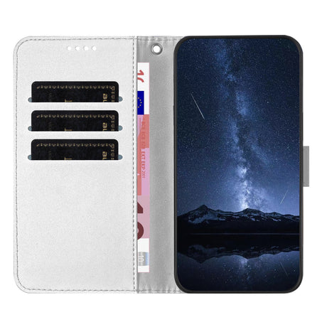 Xiaomi 17 Ultra EIDERWOOD Kunstlæder Flip Cover - Sølv