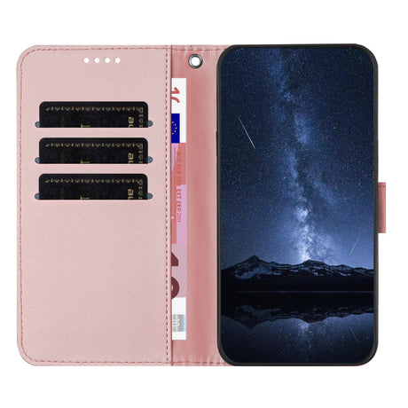 Xiaomi 17 Ultra EIDERWOOD Kunstlæder Flip Cover - Rose Gold
