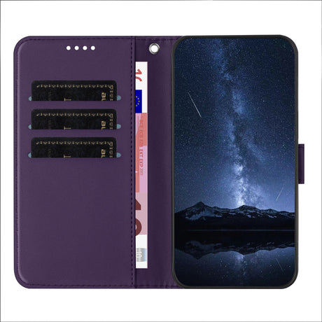 Xiaomi 17 Ultra EIDERWOOD Kunstlæder Flip Cover - Lilla