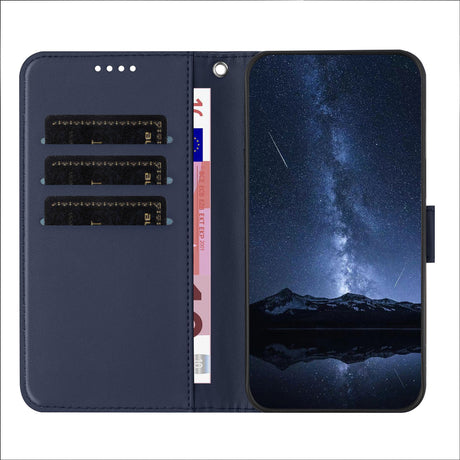 Xiaomi 17 Ultra EIDERWOOD Kunstlæder Flip Cover - Blå