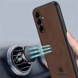 Samsung Galaxy A27 EIDERWOOD Hybrid Case med Kunstlæder - Brun