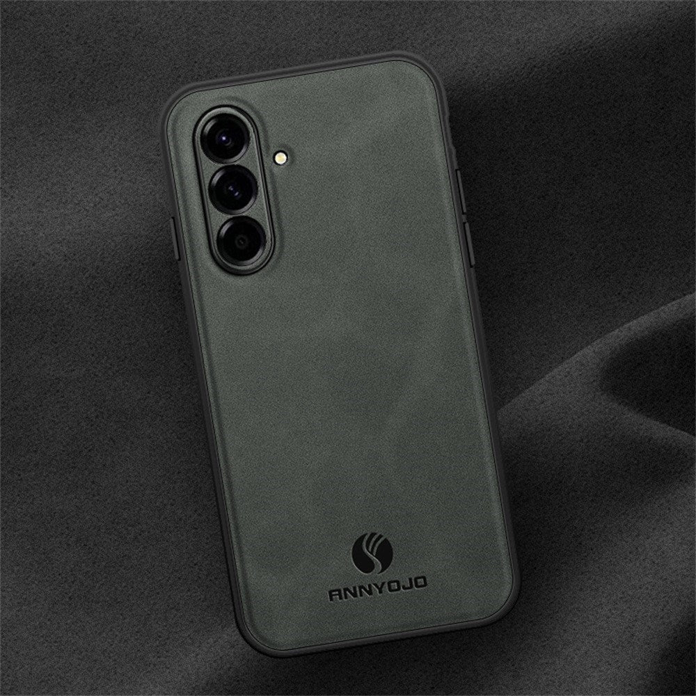 Samsung Galaxy A27 EIDERWOOD Hybrid Case med Kunstlæder - Sort