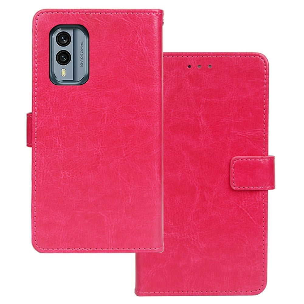 Nokia X30 Leather Flip Cover m. Lommebok - Rosa