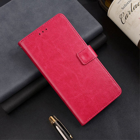 Nokia X30 Leather Flip Cover m. Lommebok - Rosa