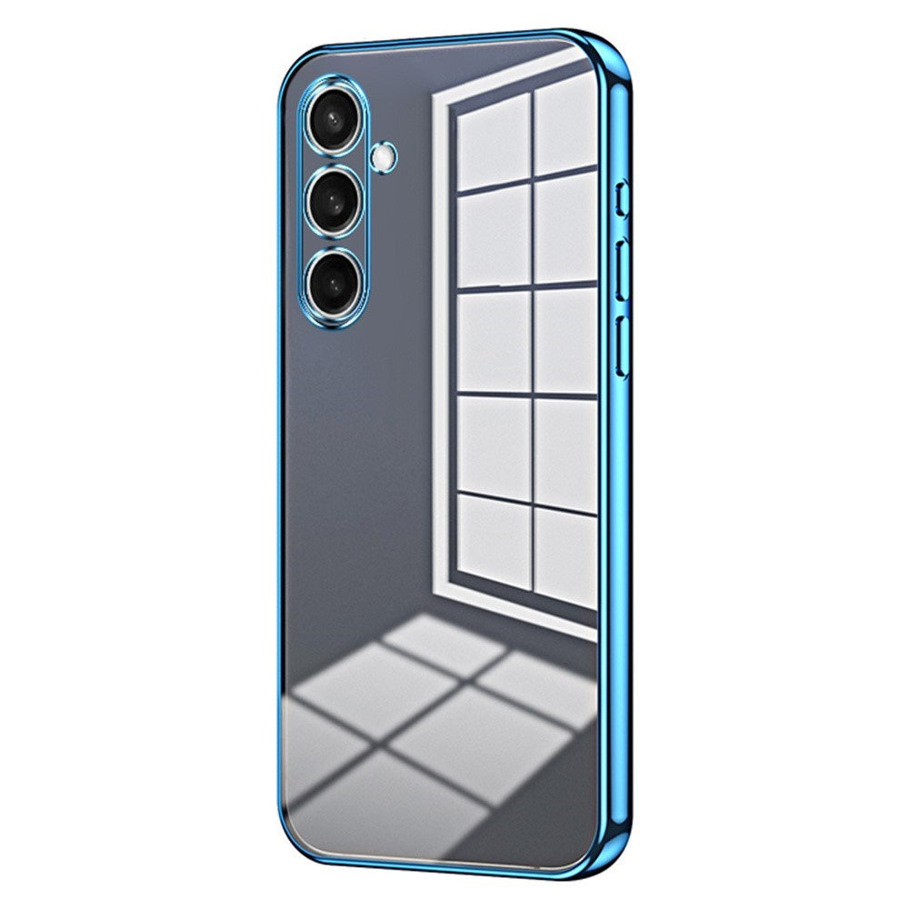 Samsung Galaxy A27 EIDERWOOD Fleksibelt Plastik Mobilcover - Blank Overflade - Gennemsigtig / Blå