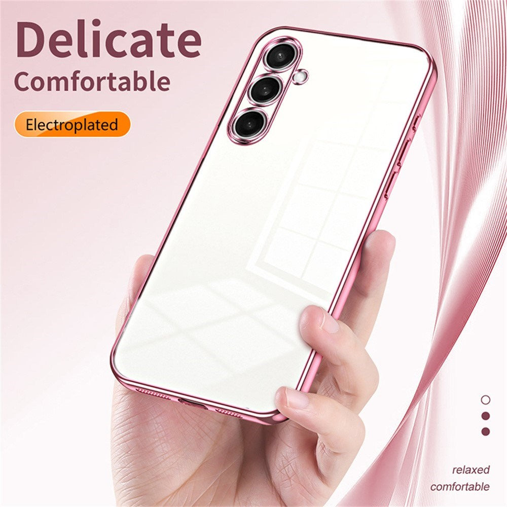Samsung Galaxy A27 EIDERWOOD Fleksibelt Plastik Mobilcover - Blank Overflade - Gennemsigtig / Sølv