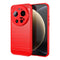 Xiaomi 17 Ultra EIDERWOOD Brushed Carbon Bagside Cover - Rød